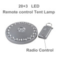 Lámpara para toldo de camping de control remoto 23 LED